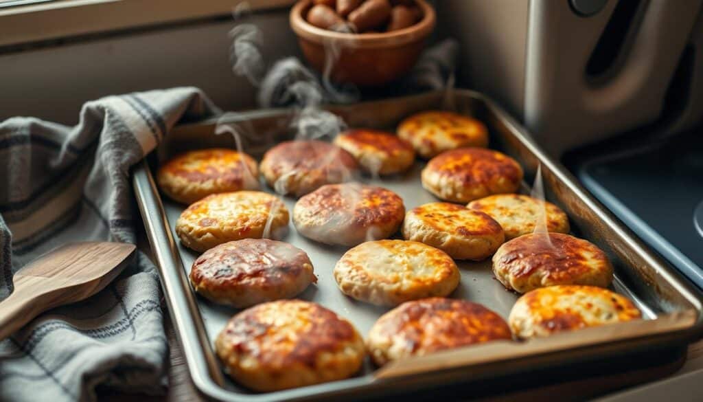 Reheating leftover sausage patties Reheating leftover sausage patties