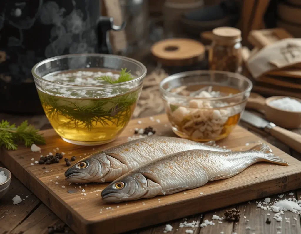 Fish smoking preparation